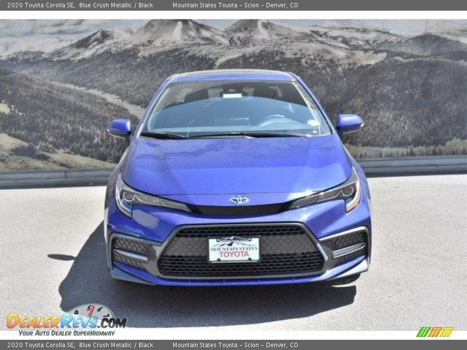 2020 Toyota Corolla SE Blue Crush Metallic / Black Photo #2