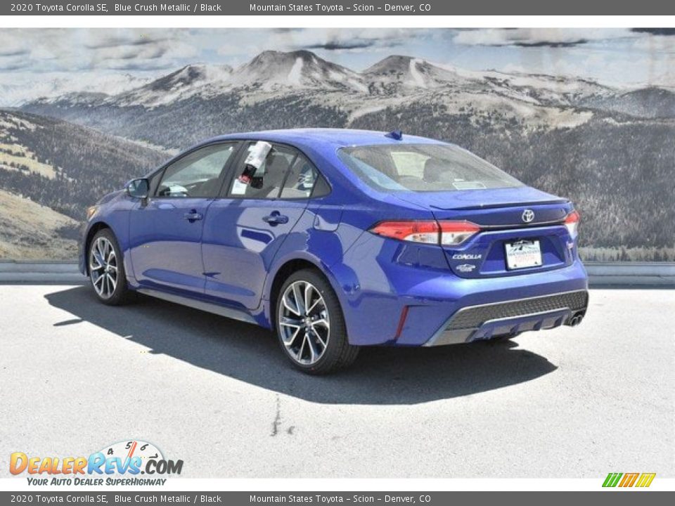 2020 Toyota Corolla SE Blue Crush Metallic / Black Photo #3