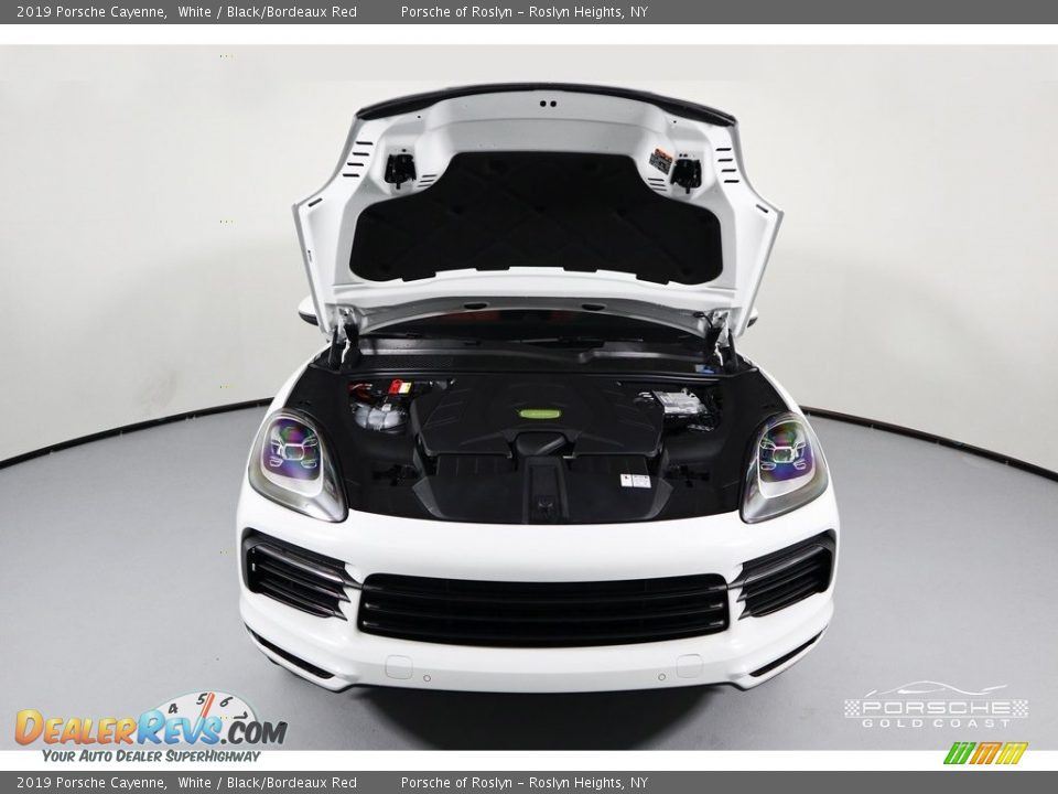 2019 Porsche Cayenne White / Black/Bordeaux Red Photo #29