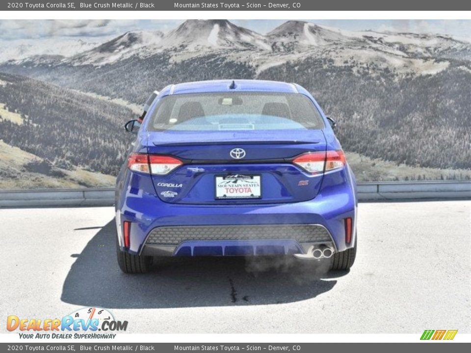 2020 Toyota Corolla SE Blue Crush Metallic / Black Photo #4