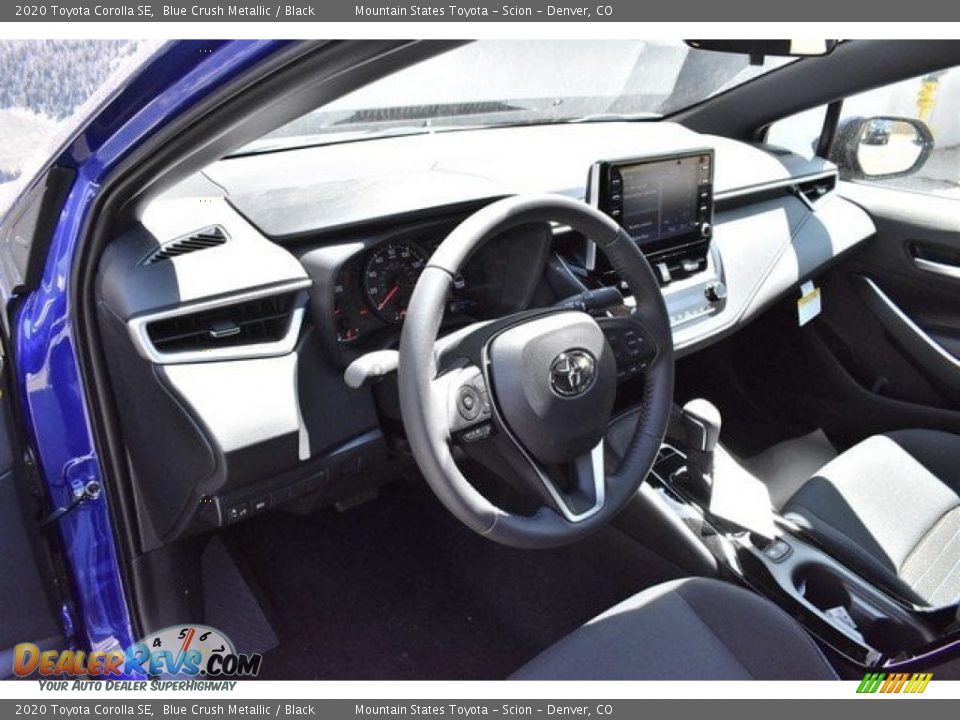 2020 Toyota Corolla SE Blue Crush Metallic / Black Photo #5
