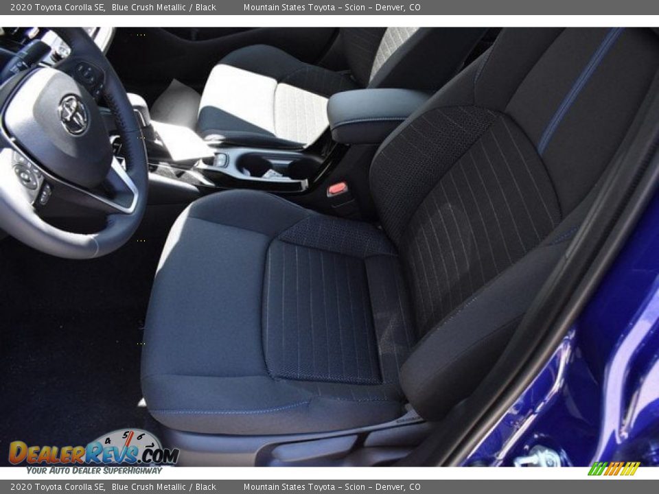 2020 Toyota Corolla SE Blue Crush Metallic / Black Photo #6