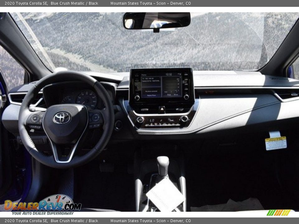 2020 Toyota Corolla SE Blue Crush Metallic / Black Photo #7