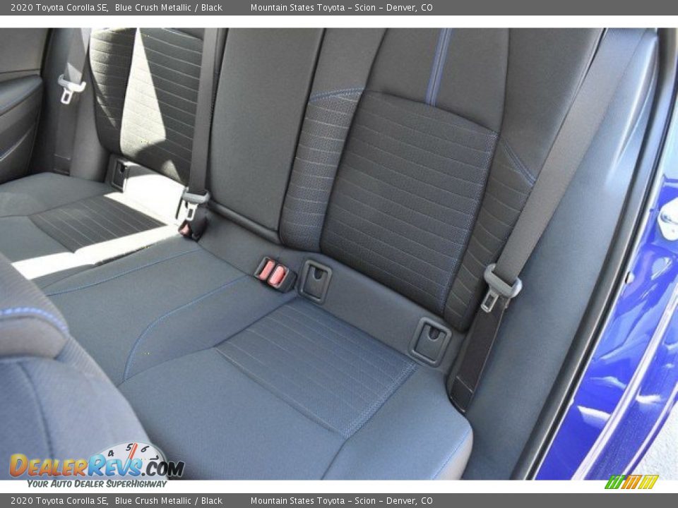 2020 Toyota Corolla SE Blue Crush Metallic / Black Photo #10