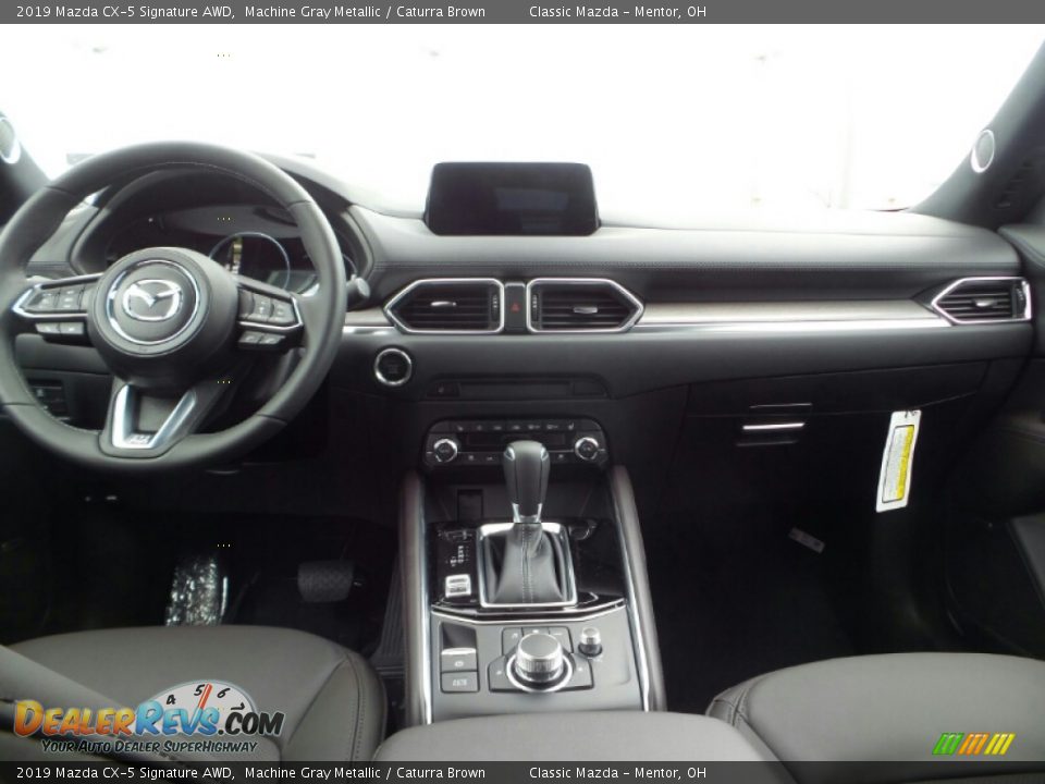 2019 Mazda CX-5 Signature AWD Machine Gray Metallic / Caturra Brown Photo #10