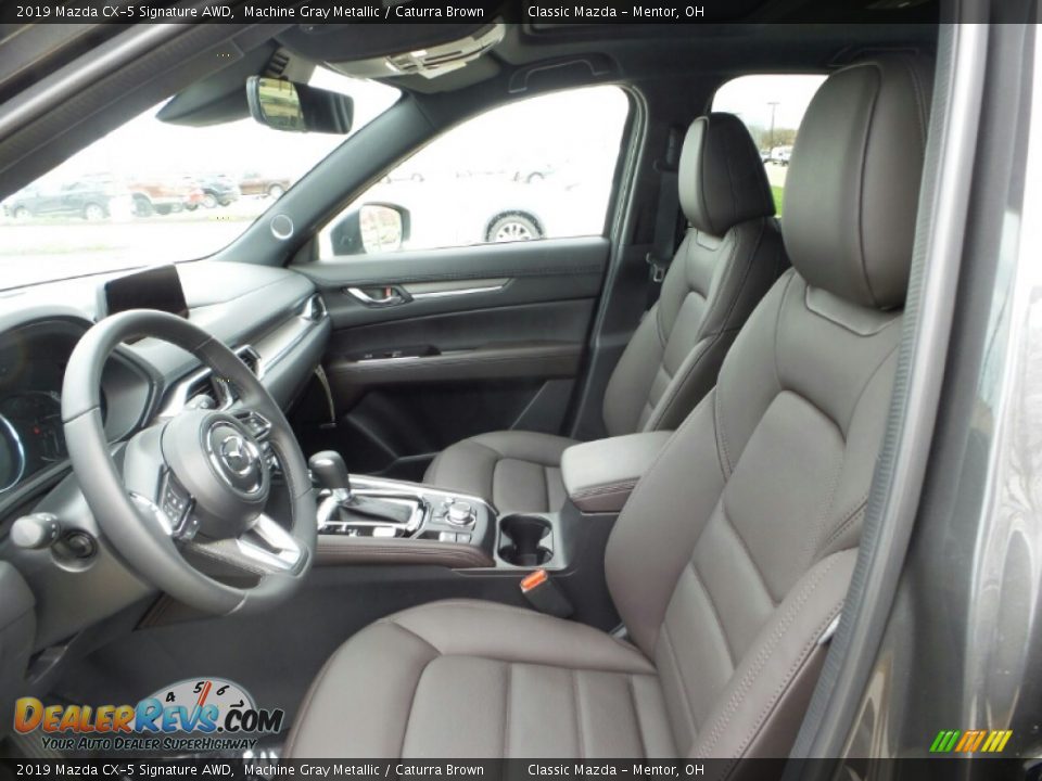 Caturra Brown Interior - 2019 Mazda CX-5 Signature AWD Photo #8