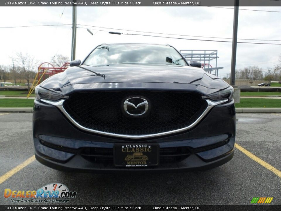2019 Mazda CX-5 Grand Touring Reserve AWD Deep Crystal Blue Mica / Black Photo #2