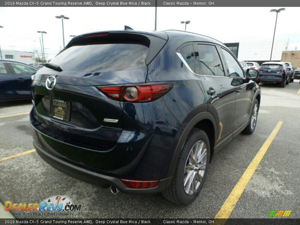 2019 Mazda CX-5 Grand Touring Reserve AWD Deep Crystal Blue Mica / Black Photo #5