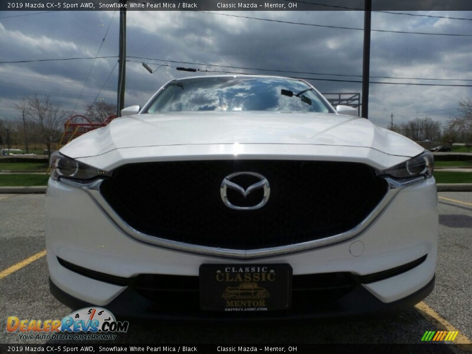 2019 Mazda CX-5 Sport AWD Snowflake White Pearl Mica / Black Photo #2