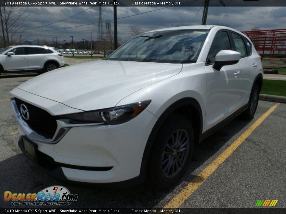 2019 Mazda CX-5 Sport AWD Snowflake White Pearl Mica / Black Photo #3