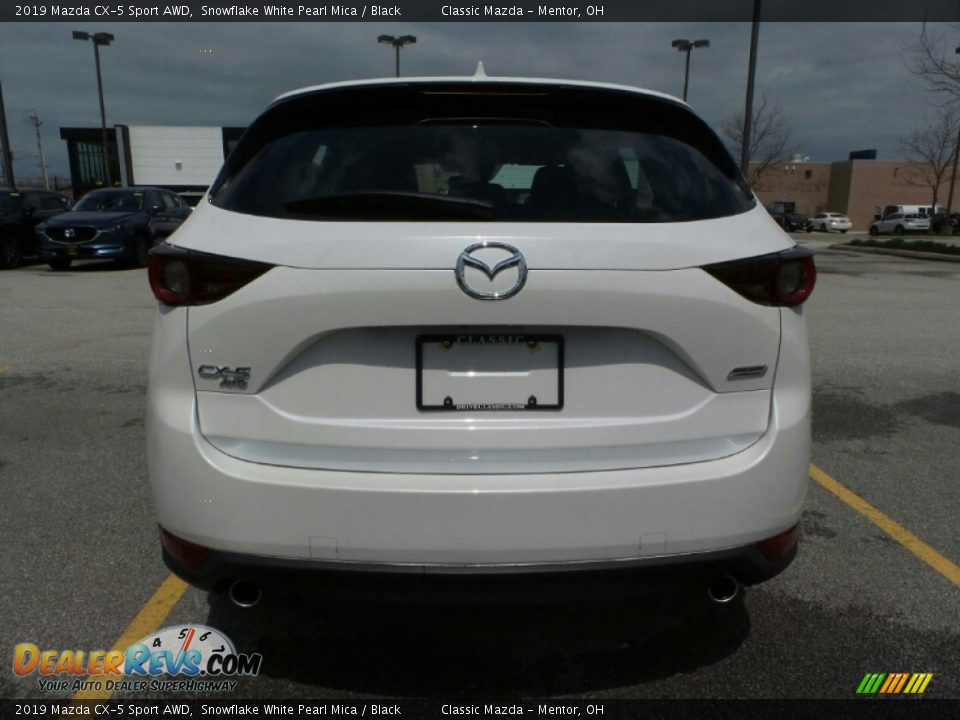 2019 Mazda CX-5 Sport AWD Snowflake White Pearl Mica / Black Photo #6