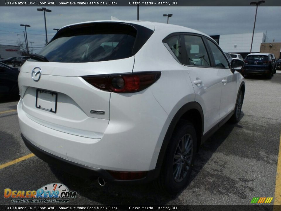 2019 Mazda CX-5 Sport AWD Snowflake White Pearl Mica / Black Photo #7