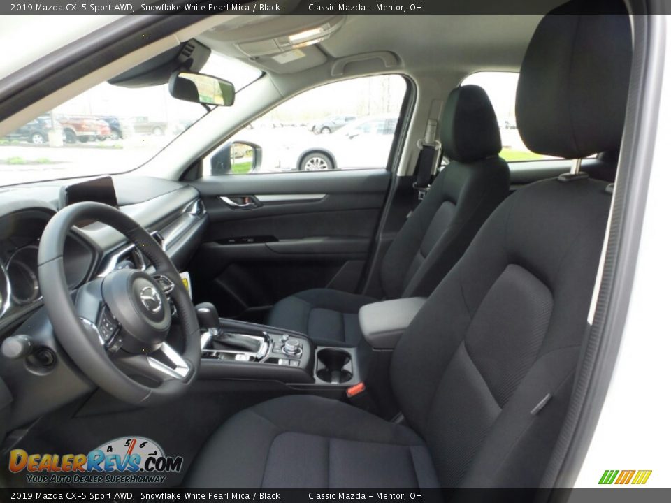 2019 Mazda CX-5 Sport AWD Snowflake White Pearl Mica / Black Photo #8