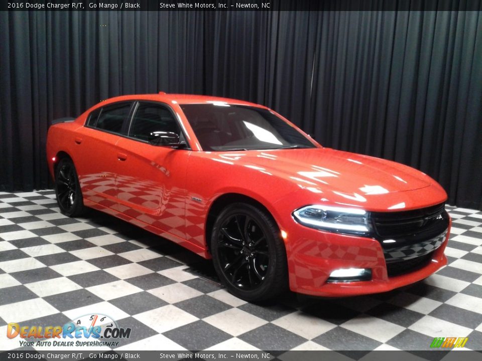 2016 Dodge Charger R/T Go Mango / Black Photo #4