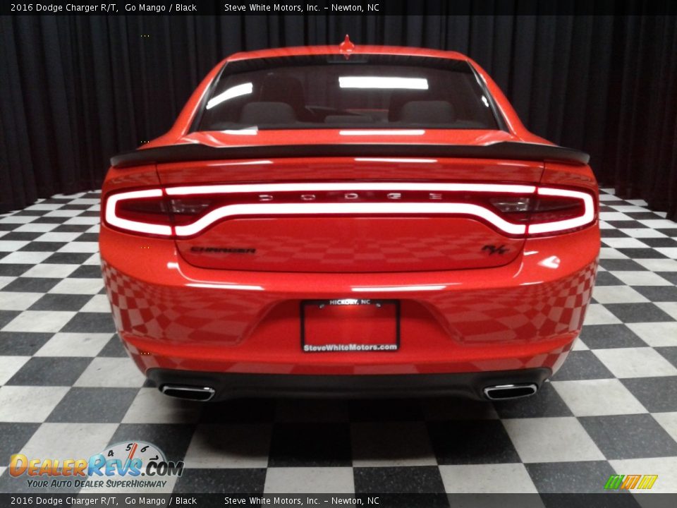 2016 Dodge Charger R/T Go Mango / Black Photo #7