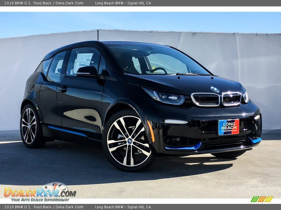 2019 BMW i3 S Fluid Black / Deka Dark Cloth Photo #10