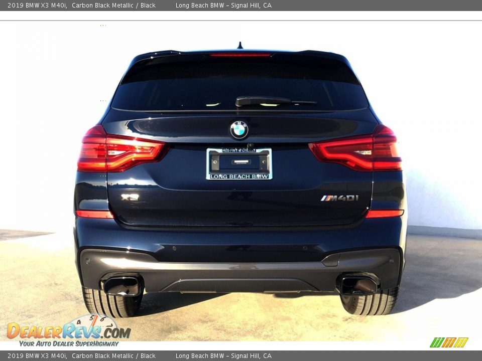 2019 BMW X3 M40i Carbon Black Metallic / Black Photo #4