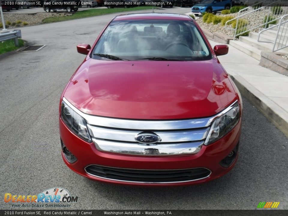 2010 Ford Fusion SE Red Candy Metallic / Camel Photo #5
