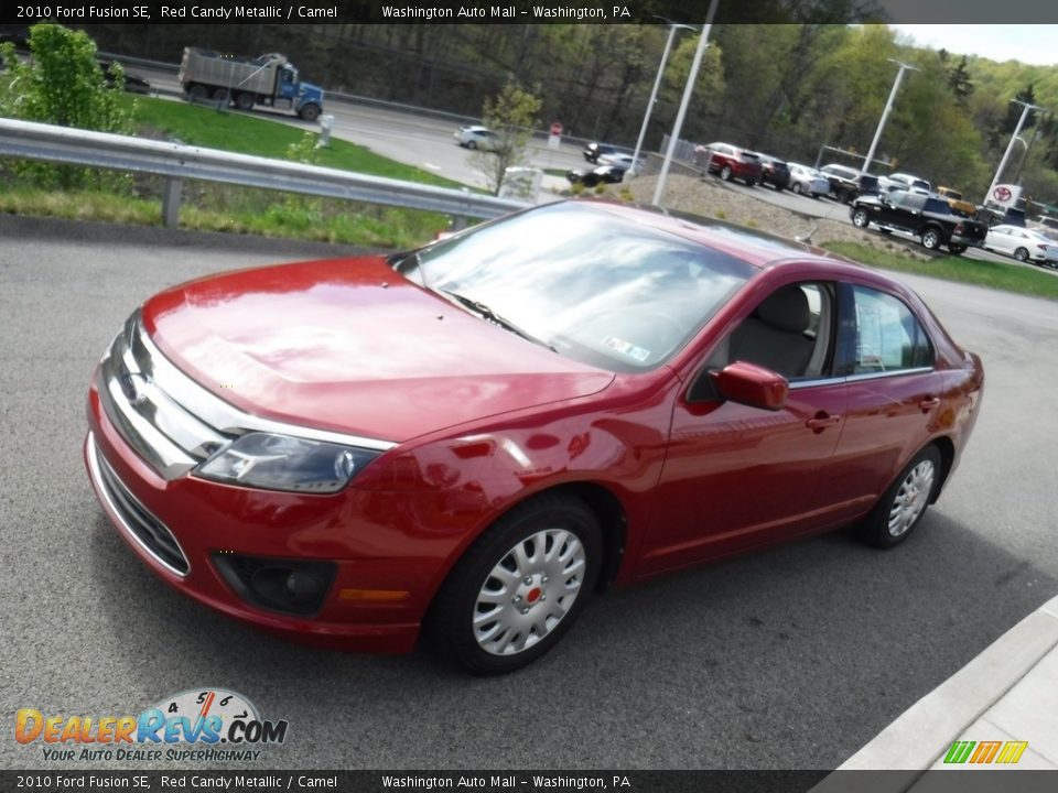 2010 Ford Fusion SE Red Candy Metallic / Camel Photo #6