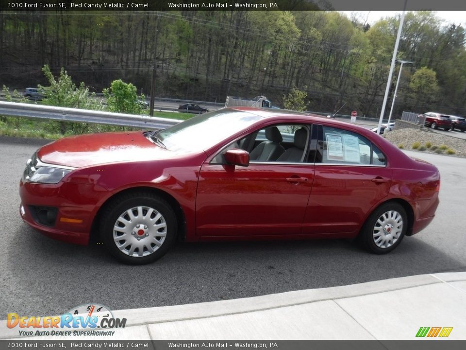 2010 Ford Fusion SE Red Candy Metallic / Camel Photo #7
