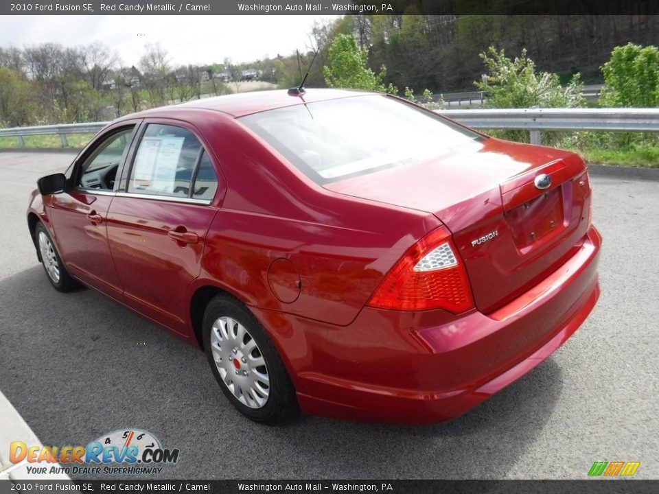 2010 Ford Fusion SE Red Candy Metallic / Camel Photo #8