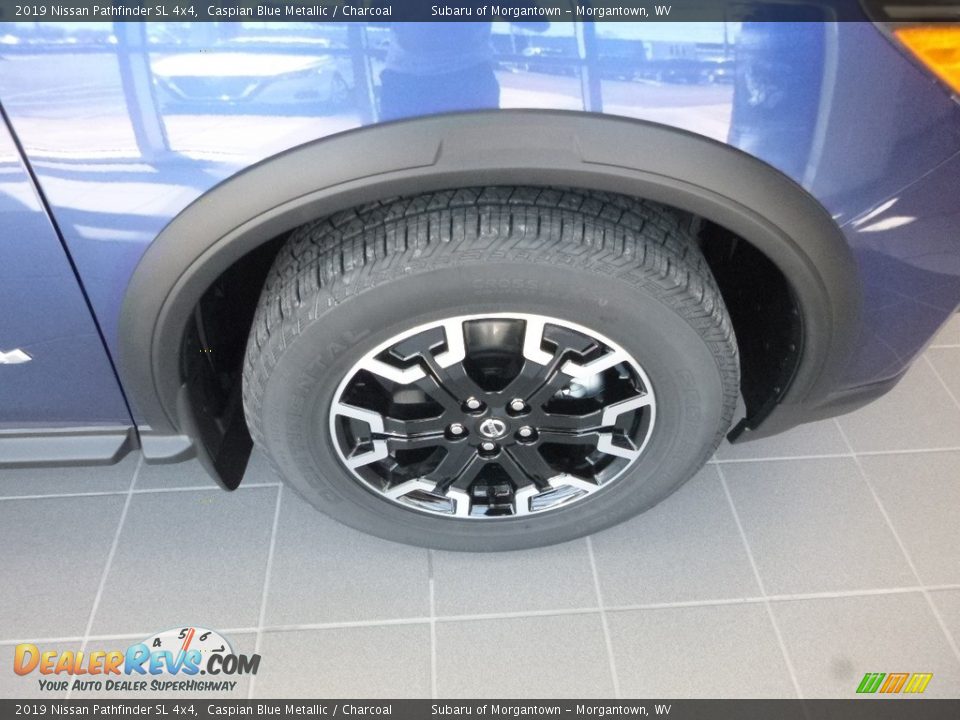 2019 Nissan Pathfinder SL 4x4 Caspian Blue Metallic / Charcoal Photo #2