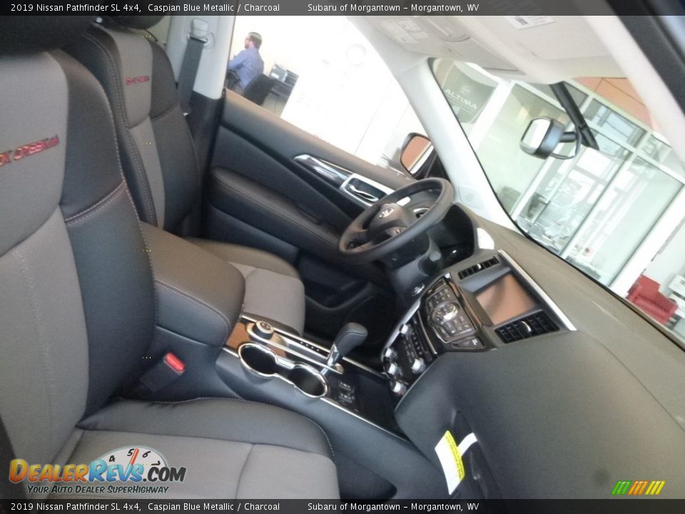 2019 Nissan Pathfinder SL 4x4 Caspian Blue Metallic / Charcoal Photo #3