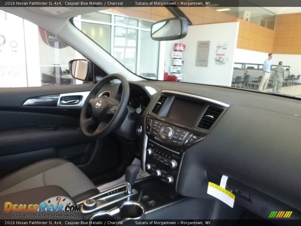 2019 Nissan Pathfinder SL 4x4 Caspian Blue Metallic / Charcoal Photo #4