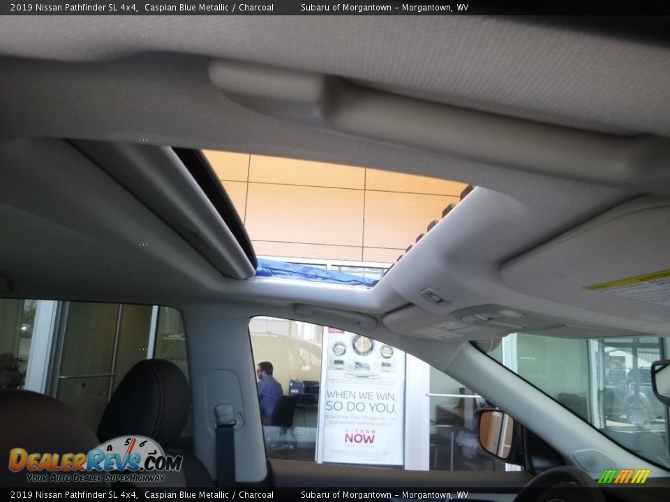 2019 Nissan Pathfinder SL 4x4 Caspian Blue Metallic / Charcoal Photo #5