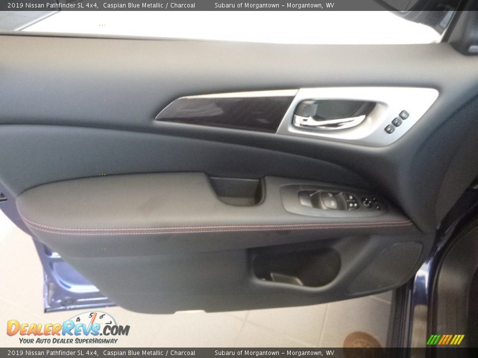 2019 Nissan Pathfinder SL 4x4 Caspian Blue Metallic / Charcoal Photo #13