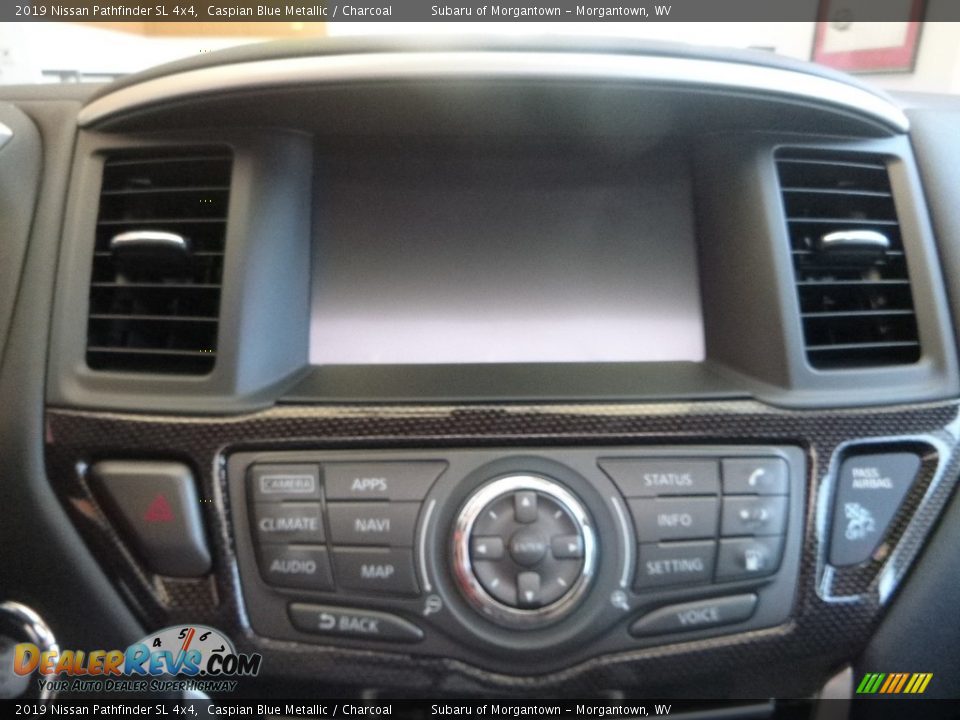 2019 Nissan Pathfinder SL 4x4 Caspian Blue Metallic / Charcoal Photo #16