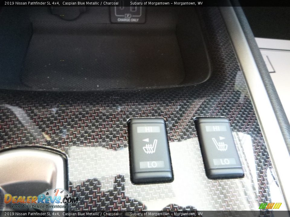 2019 Nissan Pathfinder SL 4x4 Caspian Blue Metallic / Charcoal Photo #17