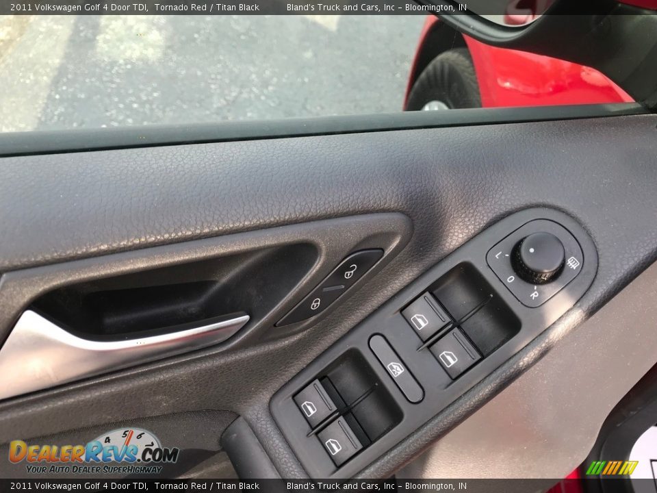 2011 Volkswagen Golf 4 Door TDI Tornado Red / Titan Black Photo #9