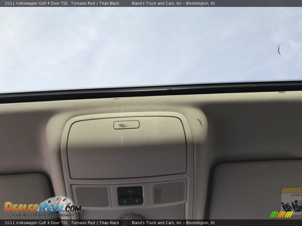 2011 Volkswagen Golf 4 Door TDI Tornado Red / Titan Black Photo #13