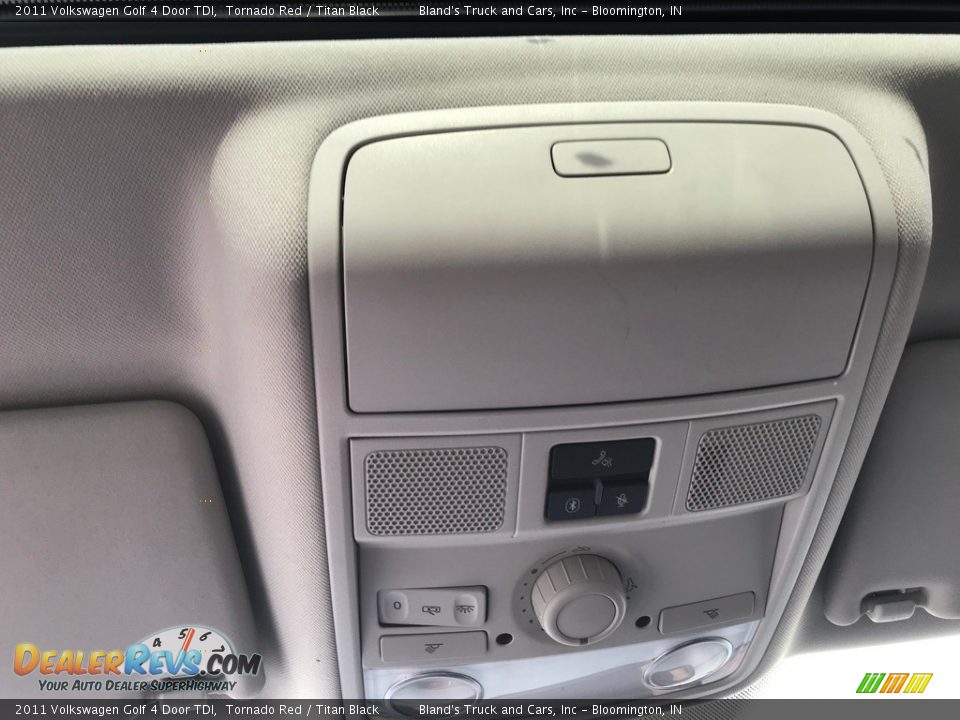 2011 Volkswagen Golf 4 Door TDI Tornado Red / Titan Black Photo #14