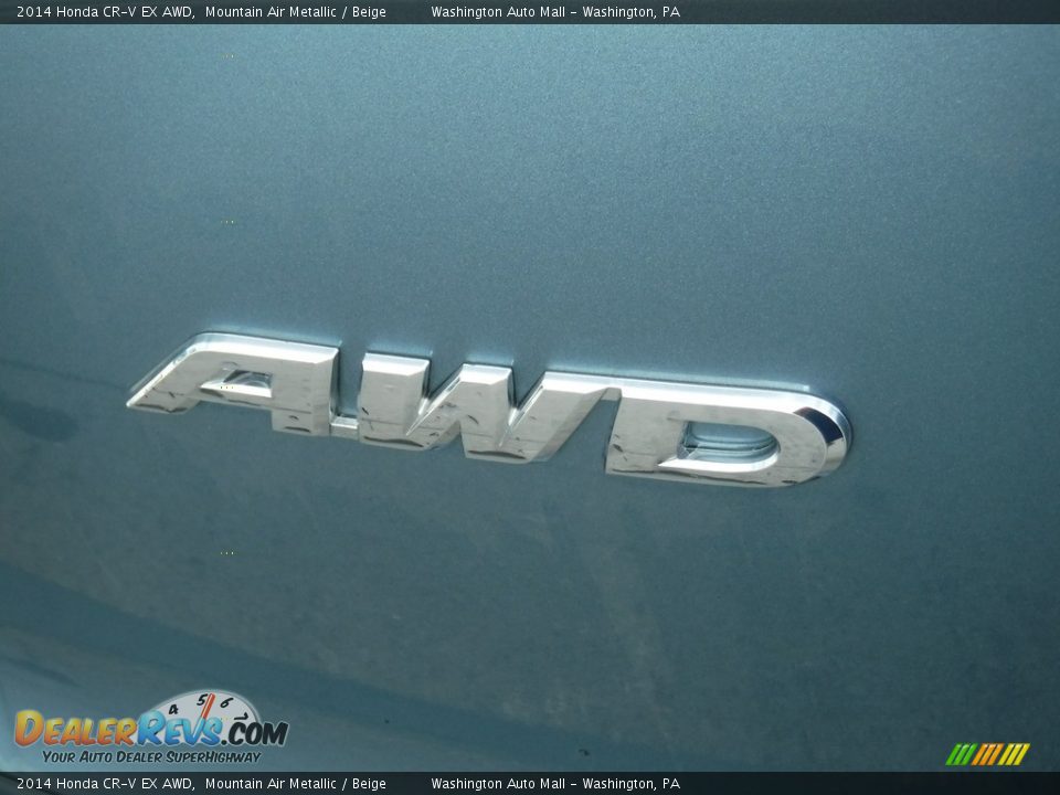 2014 Honda CR-V EX AWD Mountain Air Metallic / Beige Photo #11
