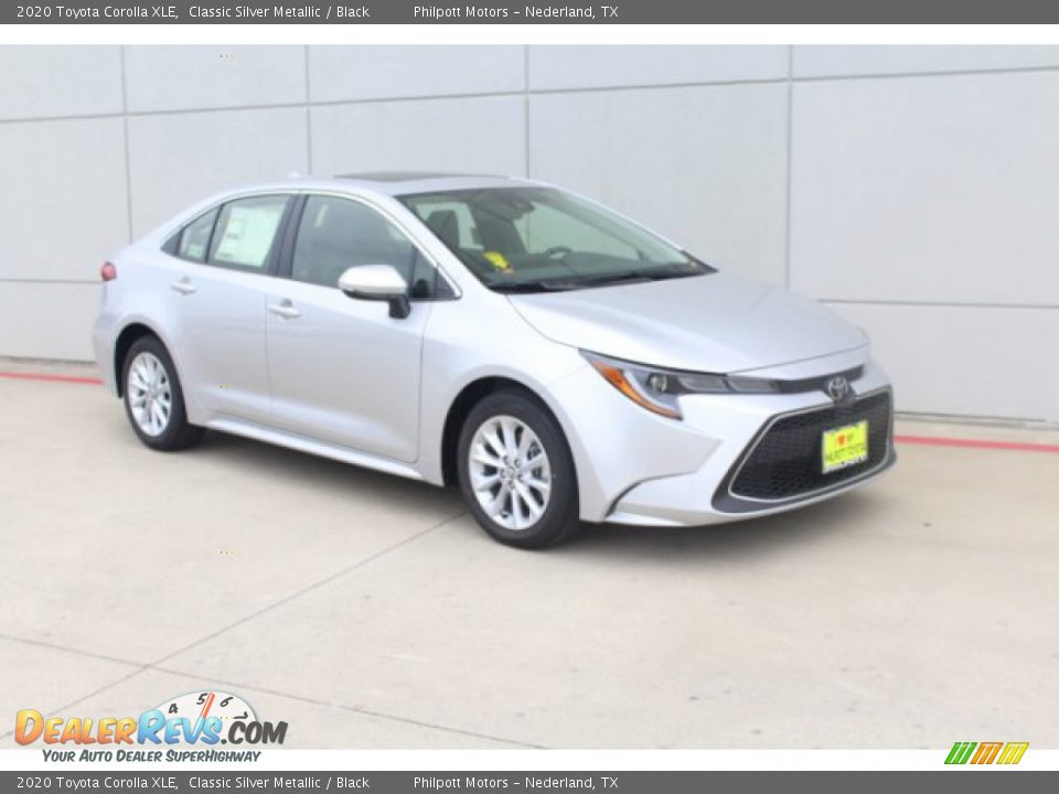 2020 Toyota Corolla XLE Classic Silver Metallic / Black Photo #2