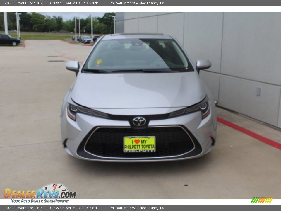 2020 Toyota Corolla XLE Classic Silver Metallic / Black Photo #3