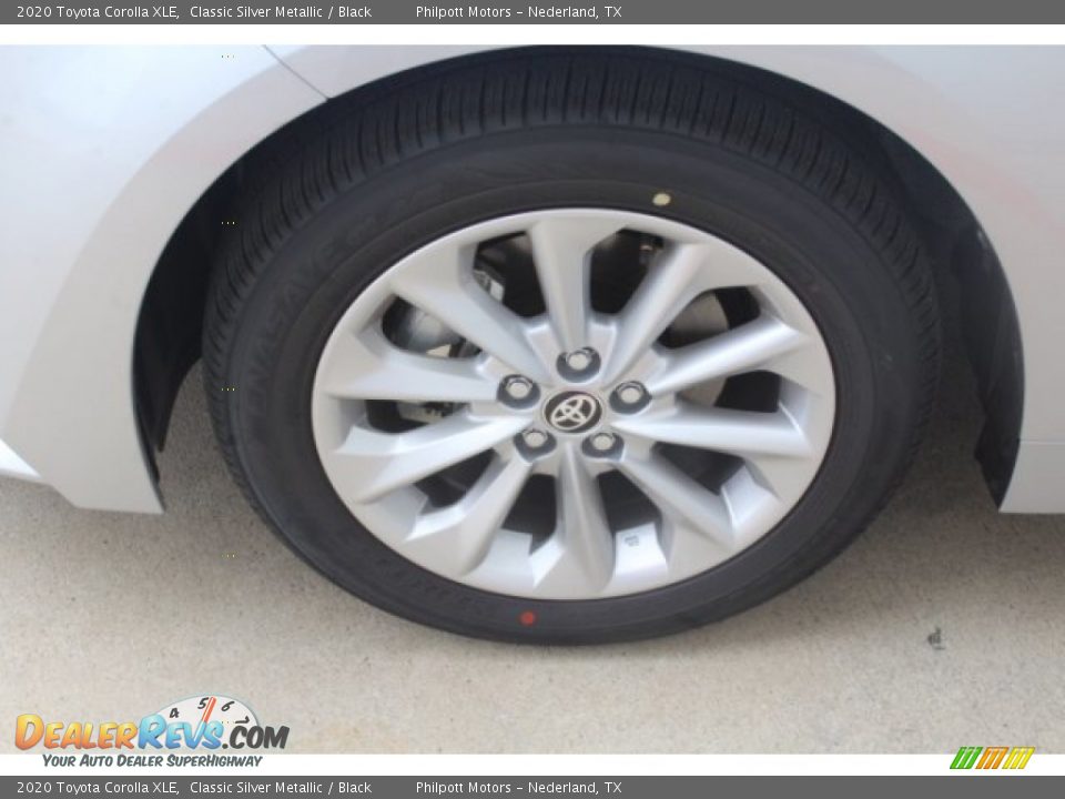 2020 Toyota Corolla XLE Classic Silver Metallic / Black Photo #5