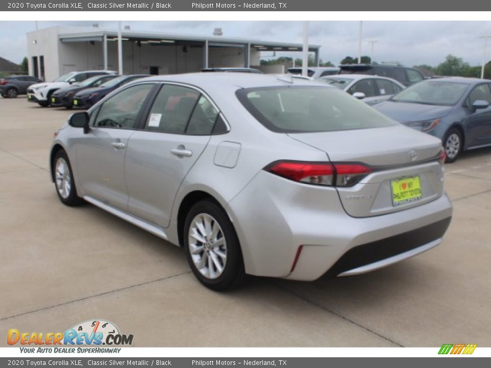 2020 Toyota Corolla XLE Classic Silver Metallic / Black Photo #6
