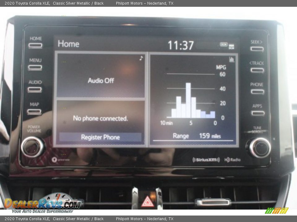 2020 Toyota Corolla XLE Classic Silver Metallic / Black Photo #12