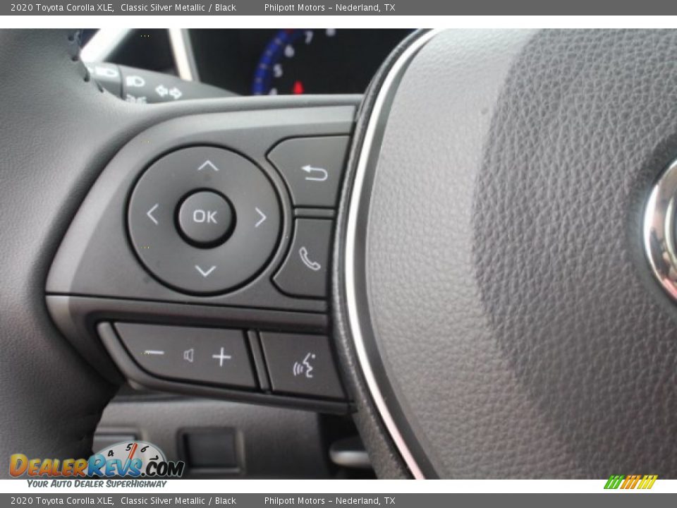 2020 Toyota Corolla XLE Classic Silver Metallic / Black Photo #16