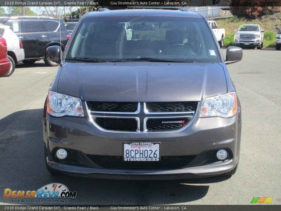 2018 Dodge Grand Caravan SXT Granite Pearl / Black Photo #2
