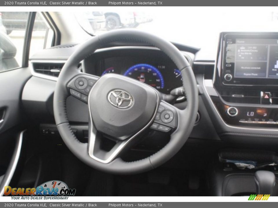 2020 Toyota Corolla XLE Classic Silver Metallic / Black Photo #21