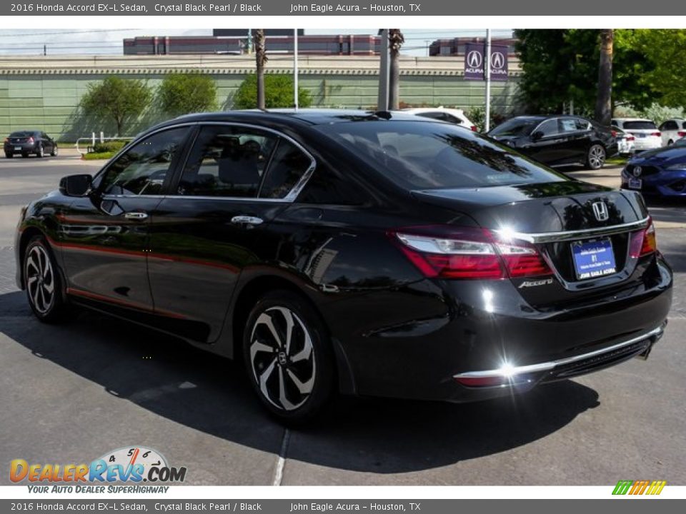 2016 Honda Accord EX-L Sedan Crystal Black Pearl / Black Photo #5