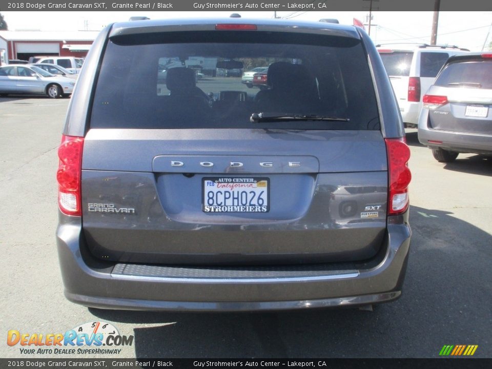 2018 Dodge Grand Caravan SXT Granite Pearl / Black Photo #6