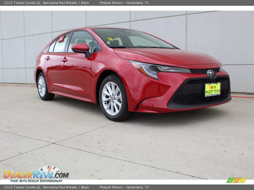 2020 Toyota Corolla LE Barcelona Red Metallic / Black Photo #2