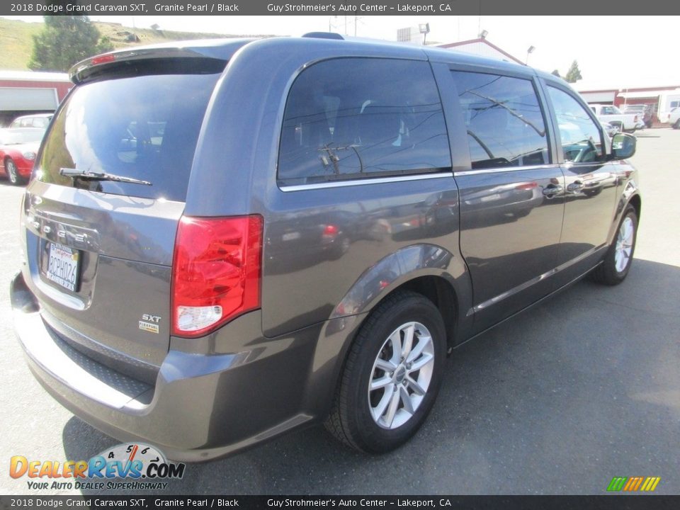 2018 Dodge Grand Caravan SXT Granite Pearl / Black Photo #7