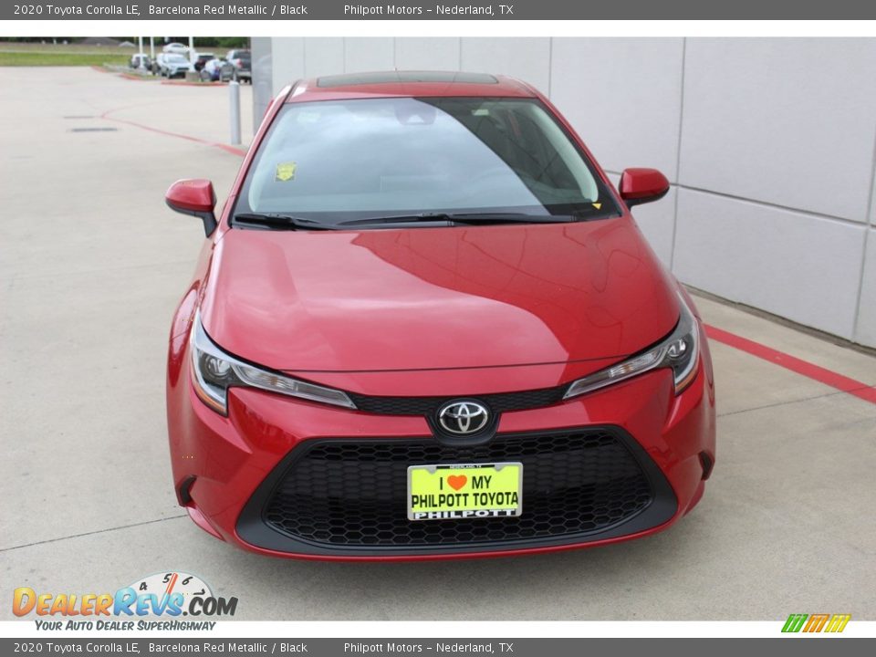 2020 Toyota Corolla LE Barcelona Red Metallic / Black Photo #3