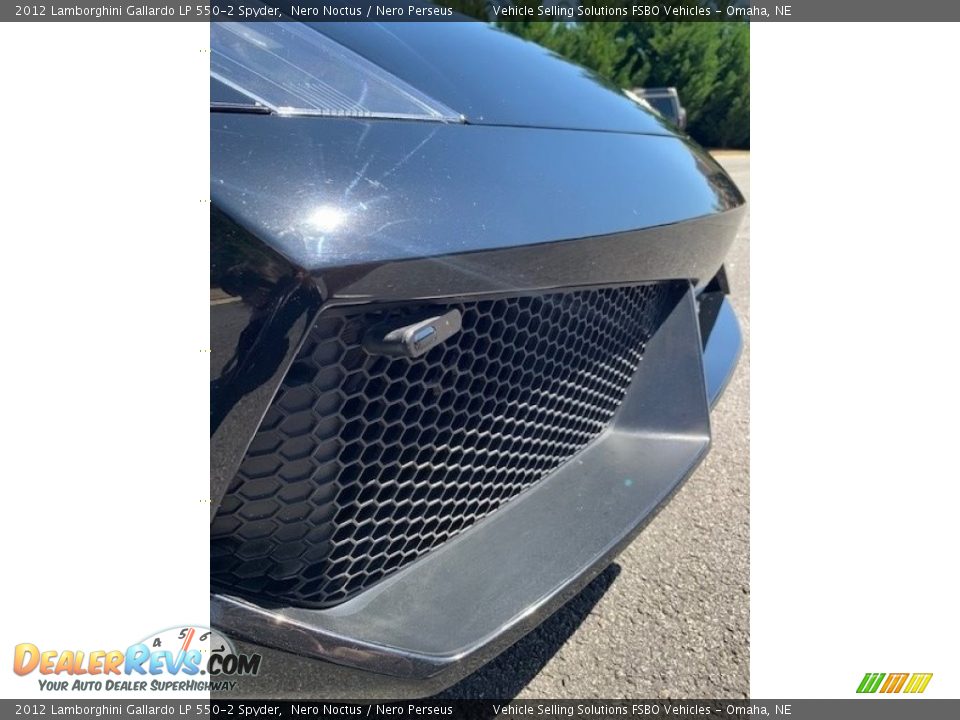 2012 Lamborghini Gallardo LP 550-2 Spyder Nero Noctus / Nero Perseus Photo #22